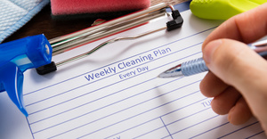 Weekly Cleaning Checklist by All Building Cleaning Corp